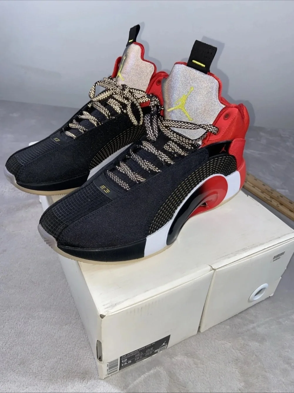 Jordan 35 Chinese New Year Nike Sneakers Size 12 DD2234-001 35 Air Jordan